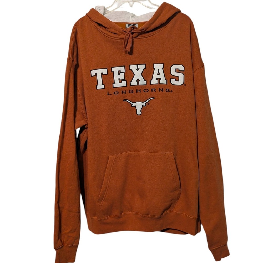 Stadium Athletics Texas Longhorns Burnt Orange Hoodie Mens XXL TEAM1TEX